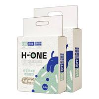 憨仕白茶猫砂混合豆腐猫砂除臭结团膨润土猫砂防臭混合砂低尘猫砂 【2.4kg*4包 】白茶茶多酚混合砂