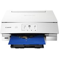佳能(Canon)TS8380t-白色 无线家用彩色喷墨多功能照片一体机(打印/复印/扫描/自动双面 作业/照片)