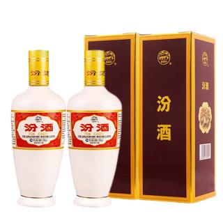 移动端、京东百亿补贴：汾酒 出口白瓷 53%vol 清香型白酒 500ml*2瓶