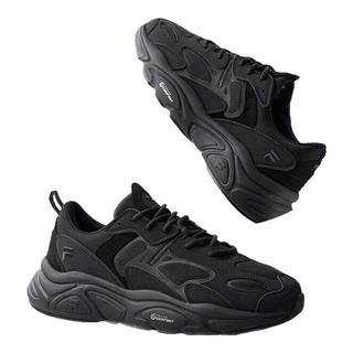 FILA 斐乐 Heritage Running系列 MARS II 男子跑鞋 F12M141116F-BK 黑色 41