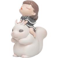 可米生活 白夜童话系列 猫又的猫 可爱桌面摆件