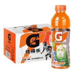 佳得乐 百事可乐佳得乐 GATORADE 补充电解质 运动饮料橙味600ml*15