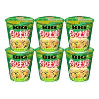 日清食品 NISSIN日清 BIG大杯合味道杯面 泡面 方便面整箱 速食 桶面即食面宵夜 猪骨浓汤味6杯