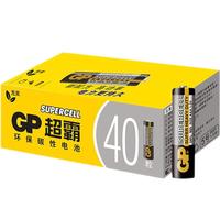 GP 超霸 15PL 5号碳性电池 1.5V 40粒装