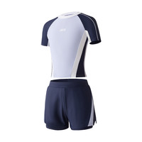 安踏儿童泳衣男童中大童分体2025青少年男孩专业游泳裤套装备 120【身高110-120cm/体重30-40斤】