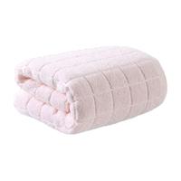 无印良品浴巾7A级抗菌100%纯棉亲肤不易掉毛新疆棉强吸水女生大浴巾柔粉