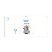 昕科 发热暖桌垫办公室桌面电脑鼠标写字暖手电热板电暖加热暖桌宝赫本黑80