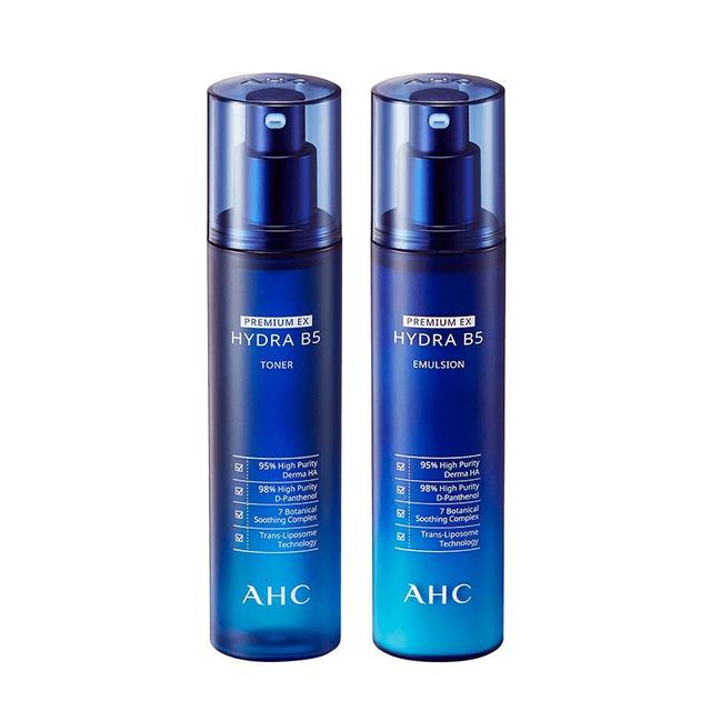 AHC B5玻尿酸水乳套装（水乳各120ml+水乳各60ml+洁面30ml）