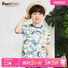 Paw in Paw PawinPaw卡通小熊童装2024年夏季男宝宝满印印花休闲短袖套装 Blue蓝色/50 110