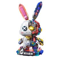 星涯优品 赛博朋克机械兔 拼插积木