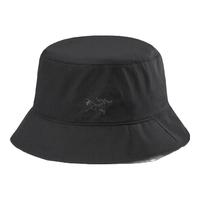ARC’TERYX始祖鸟 AERIOS BUCKET HAT 男女同款 渔夫帽 Black/黑色 S-M