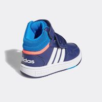 adidas 阿迪达斯 婴童高帮革面魔术贴舒适防滑滑板鞋百搭跑步鞋耐磨运动休闲童鞋
