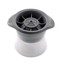CLITON 冰球模具2只装 灰色冰球模 冰块模具 制冰模具 威士忌冰块制冰器 硅胶冰格CL-BK03