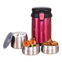 LOCK&LOCK 乐扣乐扣 LHC8034RED 提锅 3层 2L 红色