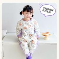 布比 BOOBEE 婴儿分腿睡袋儿童保暖秋冬款新生儿防踢被拉链式宝宝睡袋