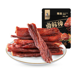 华味亨 卤鲜绅系列 肉类零食 鸡脚筋牛肉粒肉干肉脯休闲零食 40g风干鸡肉条（五香味）