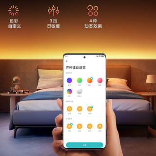 小米 Xiaomi米家追光氛围灯带变色调光智能联动led灯条客厅墙面电视装饰