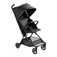 哈秀 HaxiuX3遛娃婴儿车口袋手推车可坐躺超轻便折叠儿童遛娃可登机 X3版-固定坐款-黑金