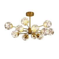 大观园（DGY）全铜客厅吊灯魔豆满天星灯设计师北欧轻奢卧室餐厅灯广东中山灯具 9221-16头94cm-三色128W