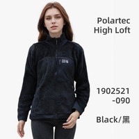 Mountain Hardwear山浩大螺母MHW女款Monkey毛猴抓绒户外Polartec户外夹克外套 黑色1902521-090 美码S 肩宽38