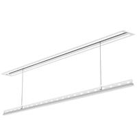 SAST 先科电动隐形晾衣架免检修孔全自动升降式吊顶阳台智能遥控隐藏式超薄 单杆白声控1.8米