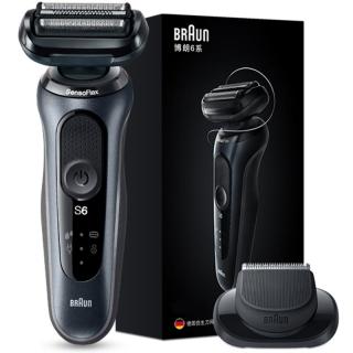 移动端、京东百亿补贴：BRAUN 小猎豹6系列 60-N1200s 电动剃须刀 黑色