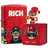 ZIPPO 之宝 Teddybear联名 LOT-0109-C01 打火机礼盒 暴富