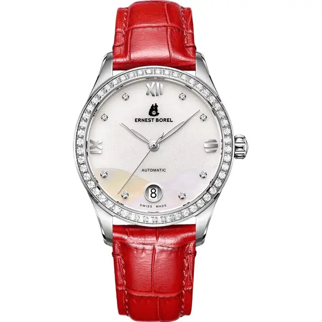 ERNEST BOREL 依波路 星钻系列 35毫米自动上链腕表 E0106B0C-MS4L