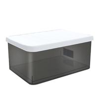 Citylong 禧天龙 X-6127 透明收纳盒 10L*3个 白色