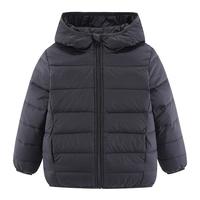 SNOWFLYING 雪中飞 男女童通用短款羽绒服 X212312933F 黑色 140cm