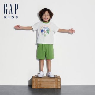 Gap两件套男童夏季短袖T恤短裤户外风儿童运动套装466026