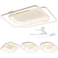  雷士 NVC 白星雨系列 吸顶灯套装 三室两厅风扇 无极调色