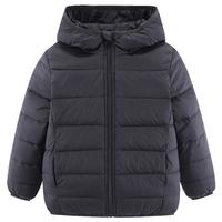 SNOWFLYING 雪中飞 男女童通用短款羽绒服 X212312933F 黑色 130cm