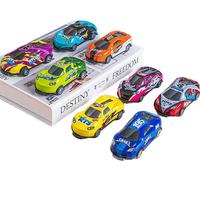 Delectation 合金回力弹射赛车 3辆 颜色随机