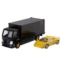 TAKARA TOMY 多美合金车 轿跑车套装系列 兰博基尼运载车 新年车模玩具