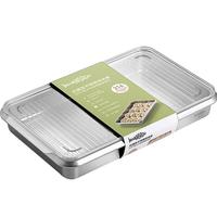 米膳葆（MISANBROO）抗菌316不锈钢饺子收纳盒大容量冰箱水饺真空食品级冷冻保鲜盒 抗菌316钢-1400ml（1个）