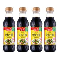 海天 特级金标生抽 500ml*4瓶 金粉派礼盒