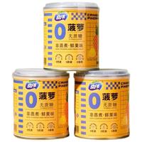 奇伟新鲜水果罐头京东自营0蔗糖菠萝罐头312g*6胖东来休闲零食整箱装