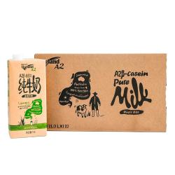 纽仕兰 A2β-酪蛋白纯牛奶 亲和吸收全脂牛奶1L*12盒 原装进口