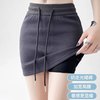 浪莎运动短裙女春夏2025新款高腰a字修身显瘦包臀裙小个子半身裙 【防走光凉感显瘦】