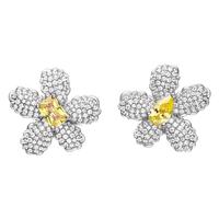 HEFANG Jewelry 何方珠宝 怦然“欣”动系列 HFJ095222 花花气球925银耳钉
