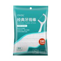 OVDL 牙线棒 超细便捷牙签清洁齿缝高拉力牙签线剔牙线袋装100支/包