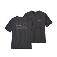 Patagonia 男士73 Skyline 户外春夏圆领有机棉短袖T恤巴塔哥尼亚37534 ENLB蓝色