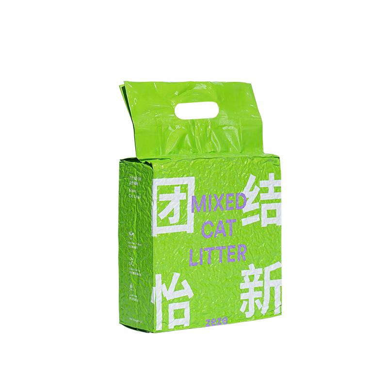 zeze 混合猫砂豆腐膨润土猫砂除臭升级含活性炭猫咪用品猫沙 2.4KG*12包