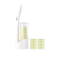 妙洁一次性马桶刷套装家用卫生间洗厕所洗马桶清洁刷子 强效型 1刷杆+28替换头