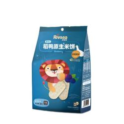 禾泱泱 稻鸭原生米饼 蓝莓味 50g