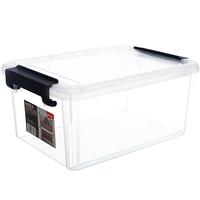 禧天龙（Citylong）透明证件收纳盒小物件文具零件化妆品面膜收纳A4纸文件盒 衣物面膜收纳 三个装