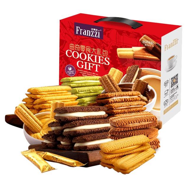 PLUS会员：法丽兹 曲奇零食大礼包 混合口味 950g