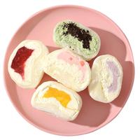 bear mama 焙尔妈妈 雪媚娘大福组合装 5口味 120g*5个(草莓味+芒果味+抹茶奥利味+水蜜桃味+紫葡萄味)