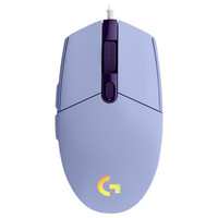 罗技 logitech G）G102有线鼠标电竞游戏鼠标G102二代机械csgo吃鸡台式笔记本 罗技G102二代紫色